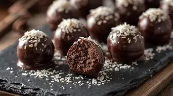 keto chocolate coconut truffles