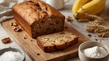 simple & wholesome banana bread with natural ingredients made easy